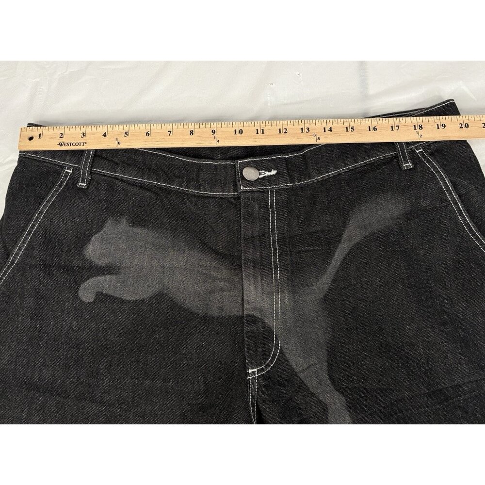 PUMA x A$AP Rocky Knee Pad Denim Pants Jeans Men’s 40x31 F1 Racing Pit Crew - Picture 12 of 15